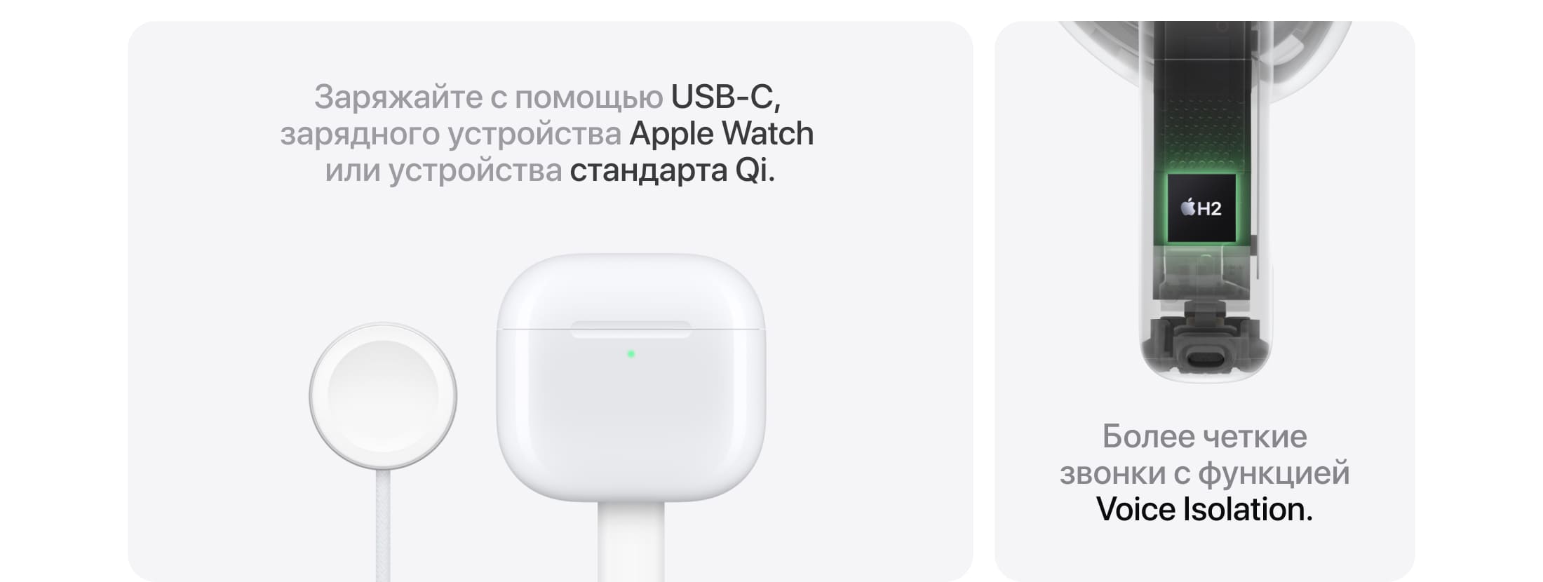 Наушники Apple AirPods 4 (4-го поколения) - 3