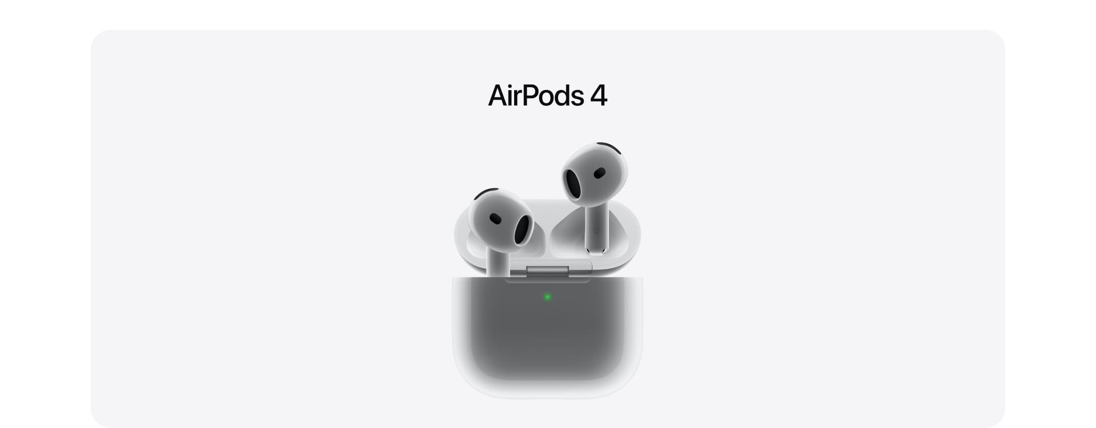 Наушники Apple AirPods 4 (4-го поколения) - 1