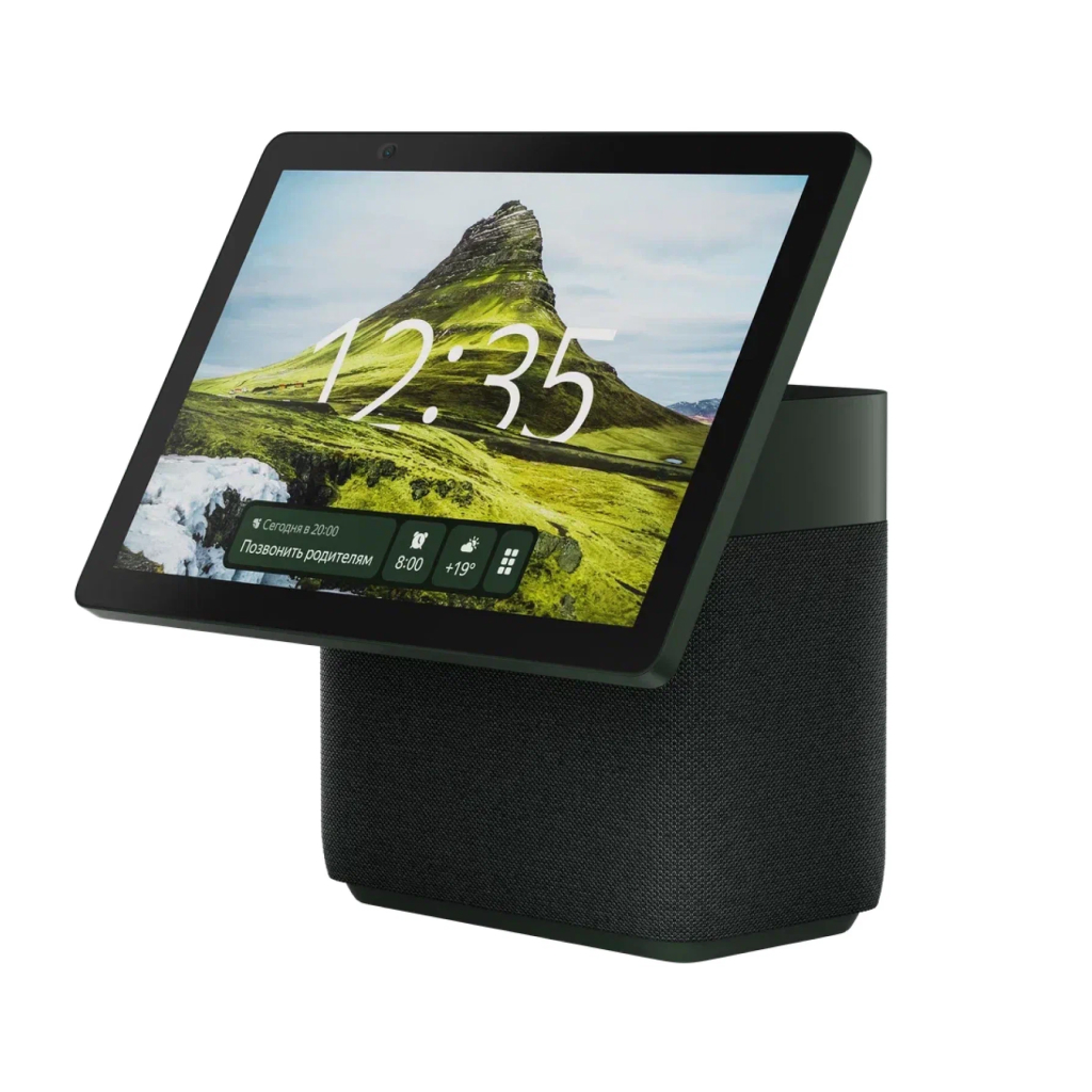 Умная колонка Яндекс Станция Дуо Макс, с Zigbee, зеленый