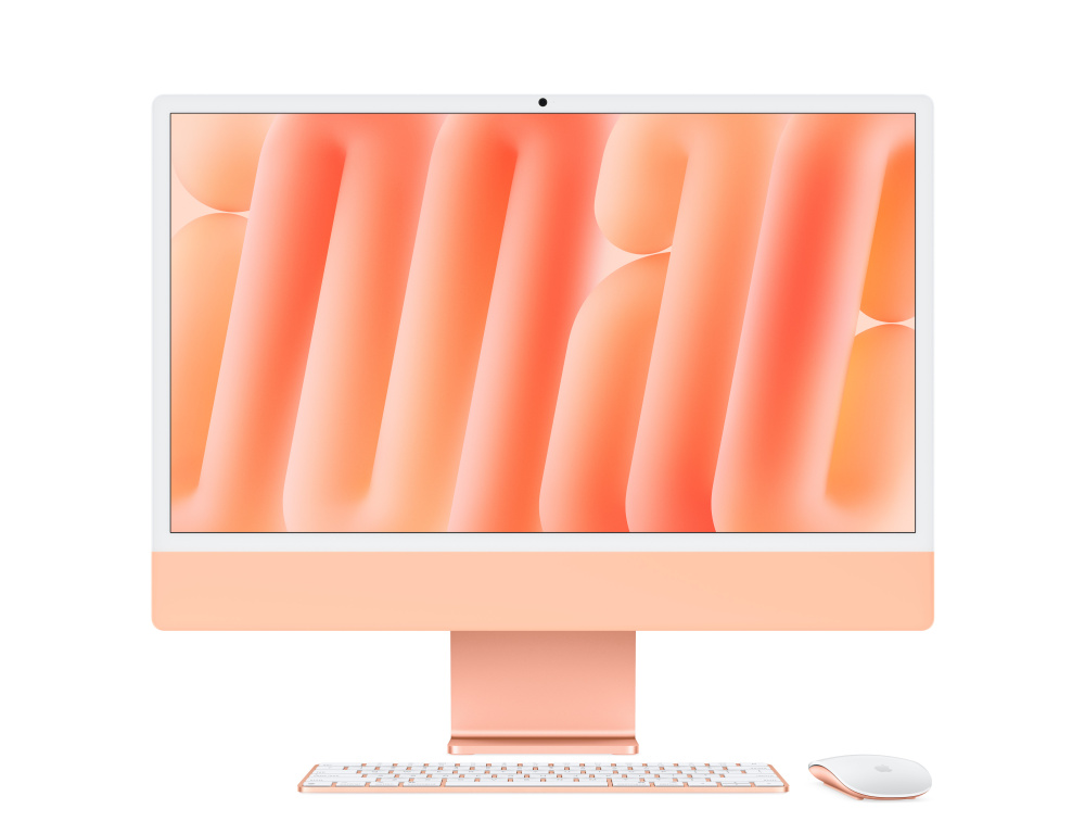 Apple iMac 24" Retina 4,5K, M4, 8 CPU, 16 Гб/256 Гб, Оранжевый