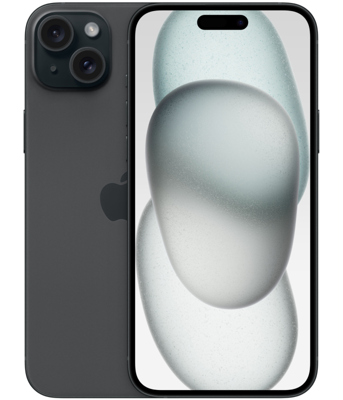 Apple iPhone 15 Plus SIM + eSIM, 128 Гб, Черный (Без RuStore)