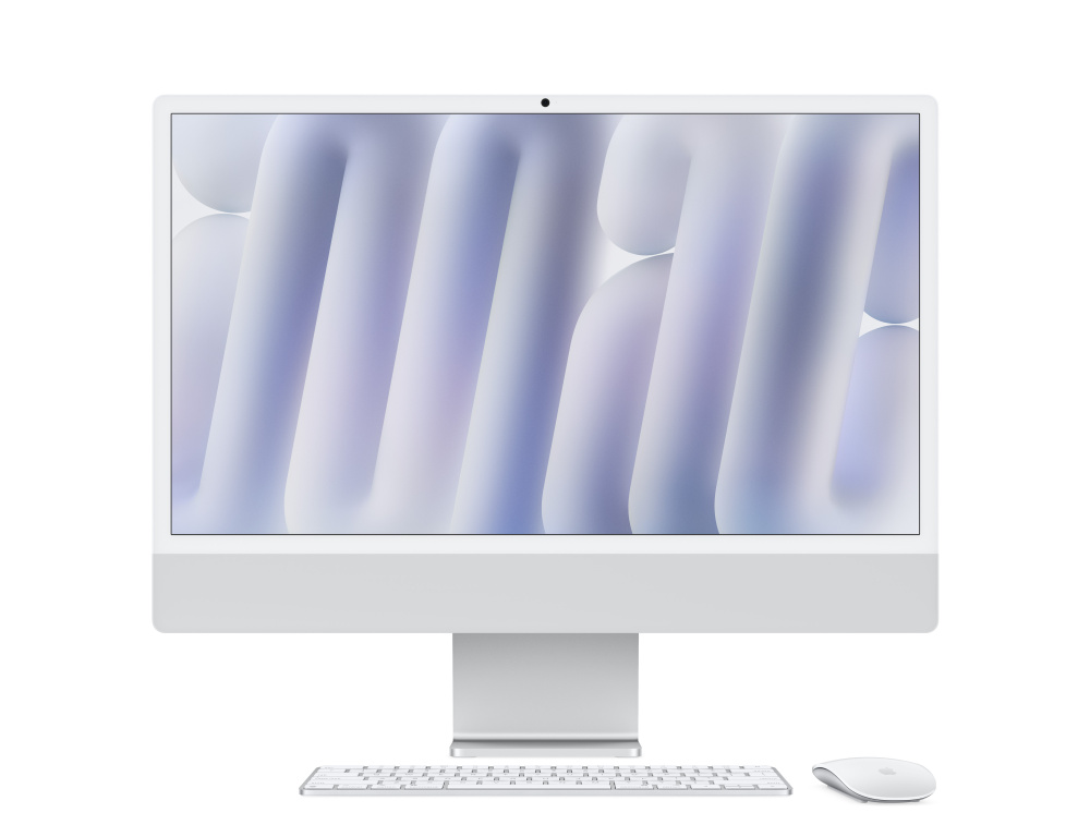 Apple iMac 24" Retina 4,5K, M4, 8 CPU, 16 Гб/256 Гб, Серебро