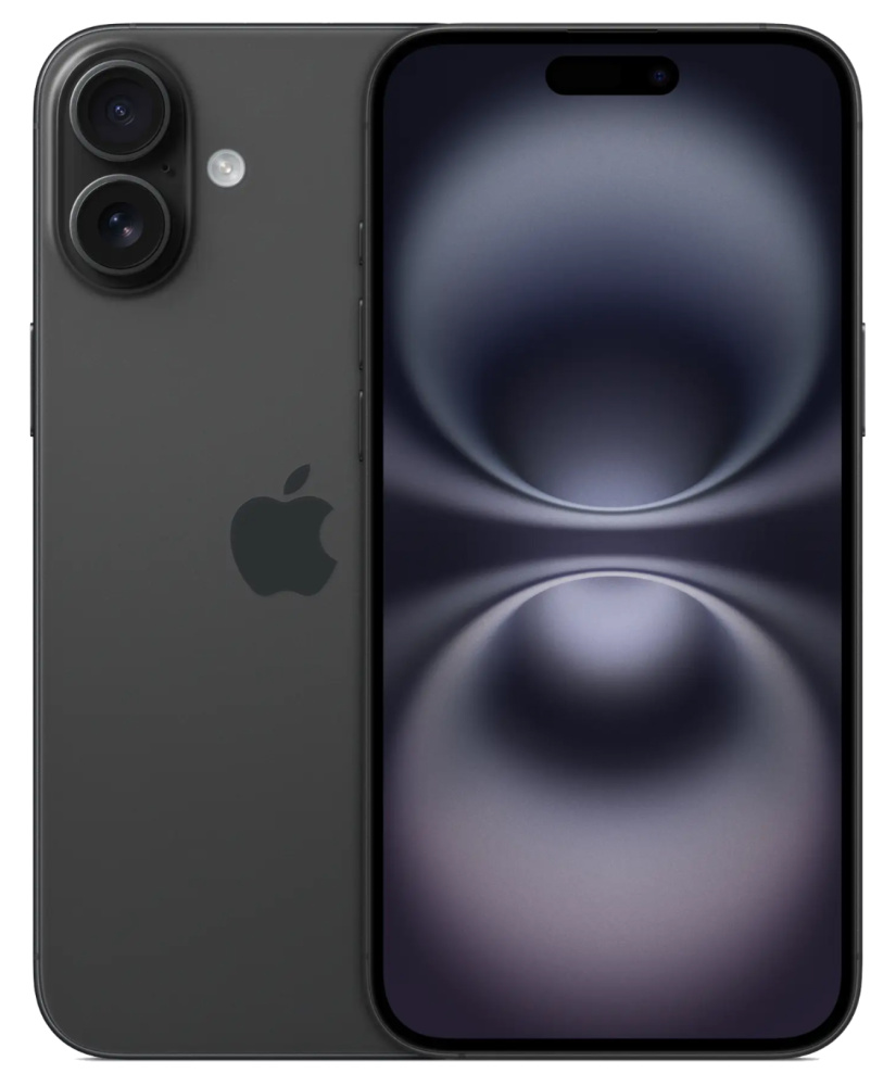 Apple iPhone 16 Plus SIM + eSIM, 128 Гб, Черный (Без RuStore)