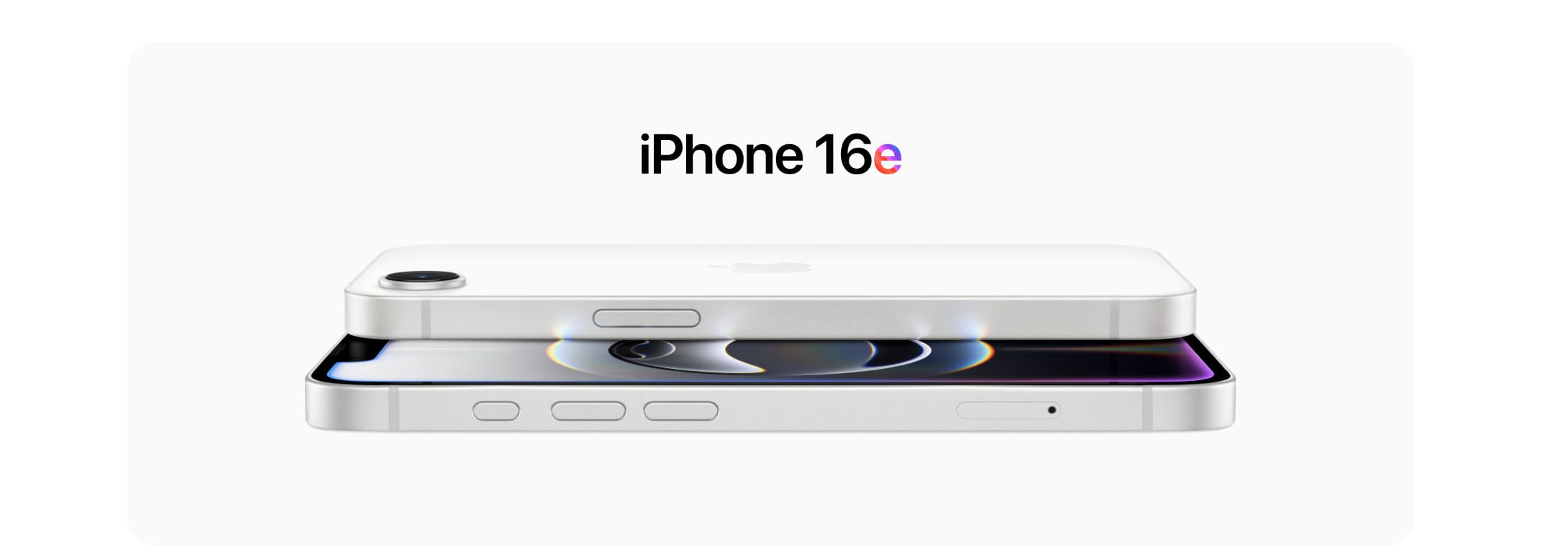 Apple iPhone 16e SIM + eSIM, 128 Гб, Белый (Без RuStore) - 1