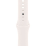 Apple Watch Series 11, 46 мм, корпус из алюминия цвета Розовое золото, ремешок спортивный, цвет румянец, S/M