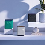 Умная колонка Яндекс Станция Миди с Алисой на YaGPT, малиновый