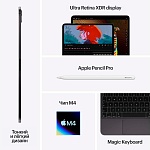 Apple iPad Pro M4 (2024) 13" дюймов, wi-fi+cellular, 512 Гб, Чёрный космос (Без RuStore)