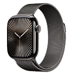 Apple Watch Series 10, 42 мм, корпус из алюминия цвета Графит, ремешок Milanese, цвет графит