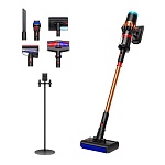 Вертикальный пылесос Dyson DS60 Piston Animal Submarine, Black/Copper, с напольной подставкой