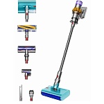 Беспроводной пылесос с влажной уборкой Dyson V15s Detect Submarine SV47, Yellow/Nickel