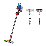 Вертикальный пылесос Dyson V12 Detect Slim Fluffy SV46, Blue/Nickel