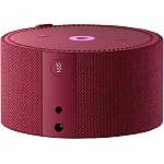 Умная колонка Яндекс Станция Мини 2 с часами, красный гранат