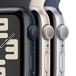 Apple Watch SE, 40 мм, корпус из алюминия цвета Сияющая звезда, ремешок спортивный, цвет сияющая звезда, M/L