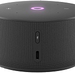 Умная колонка Яндекс Станция Мини 3 с часами, черный