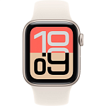 Apple Watch SE 3, 40 мм, корпус из алюминия цвета Сияющая звезда, ремешок спортивный, цвет сияющая звезда, M/L