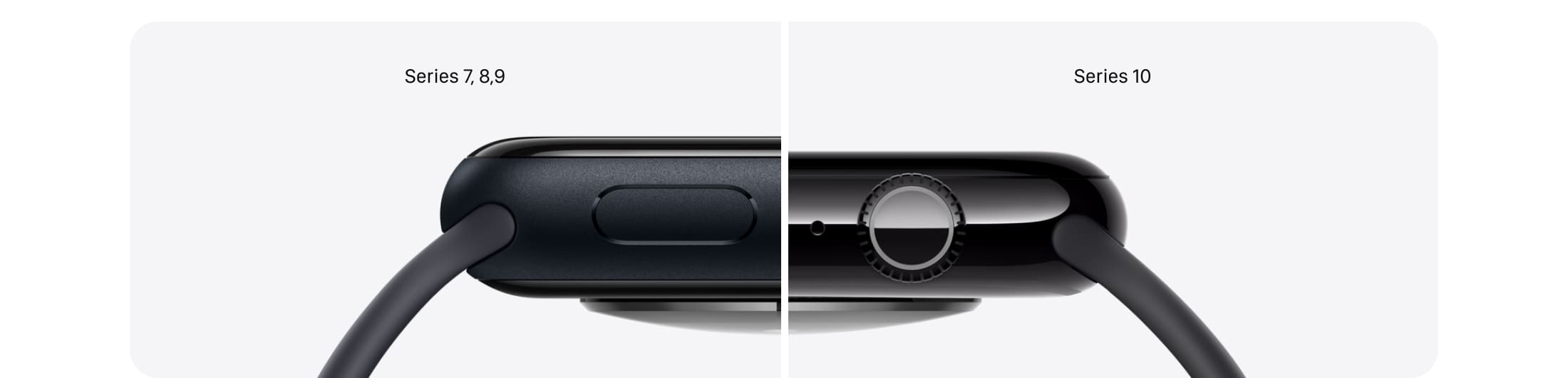 Apple Watch Series 10, 46 мм, корпус из алюминия цвета Чёрный глянец, ремешок спортивный, цвет чёрный (black titanium), S/M - 4